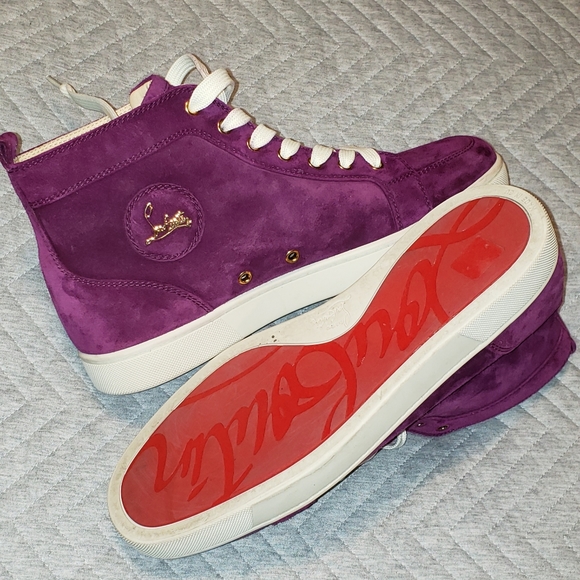 purple red bottoms mens